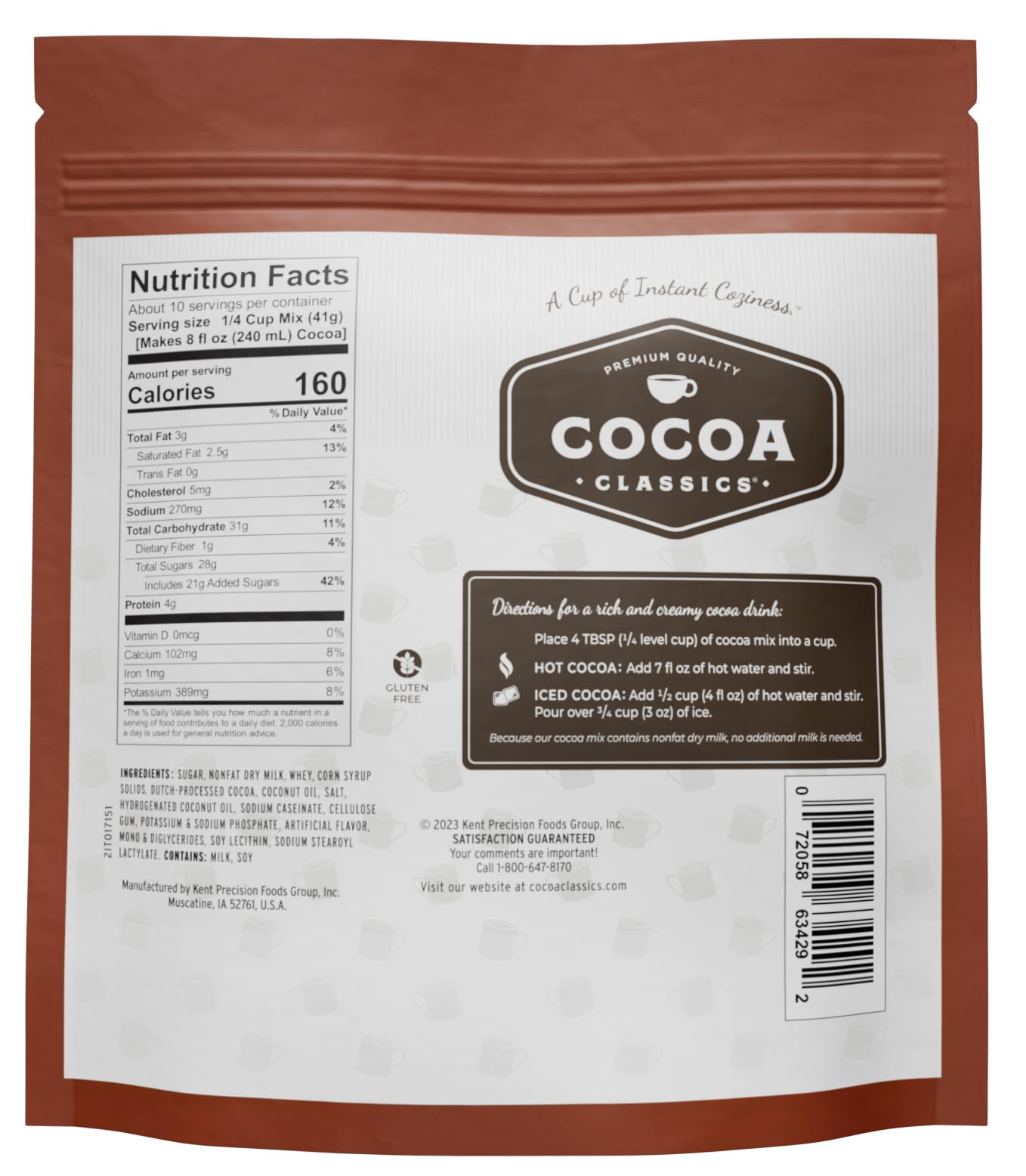 Amazon.com: Cocoa Classics Chocolate Supreme Cocoa Mix Hot